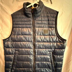 BOSS Hugo Boss Men’s Quilted Puffer Vest Blue Size 46R XL